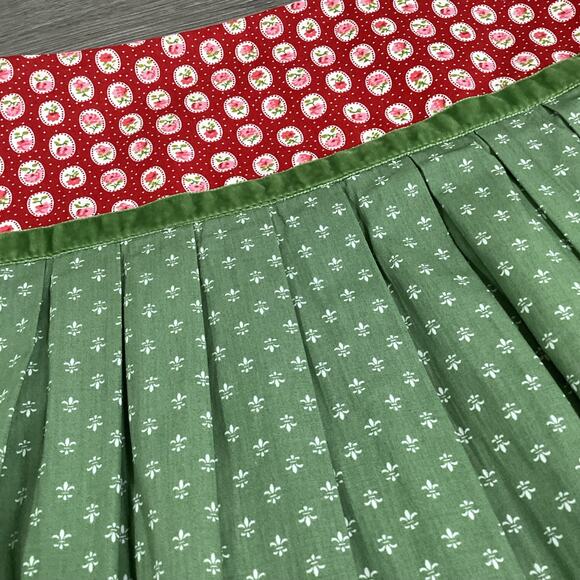 Daller Tracht Dirndl Printed Side Zip Skirt Size 42 Oktoberfest Deutsch German - Picture 10 of 14